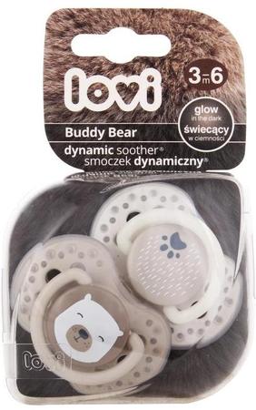 Фото Lovi Buddy Bear, пустышка силиконовая (3-6 месяцев), 2 шт. Фото Lovi Buddy Bear, пустышка силиконовая (3-6 месяцев), 2 шт.