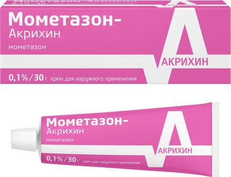 Фото Мометазон-Акрихин, крем 0.1%, 30 г Фото Мометазон-Акрихин, крем 0.1%, 30 г