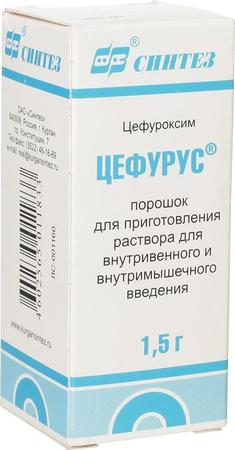 Фото Цефурус, порошок, 1.5 г