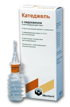 Фото Катеджель с лидокаином, гель 12.5 г, 25 шт.