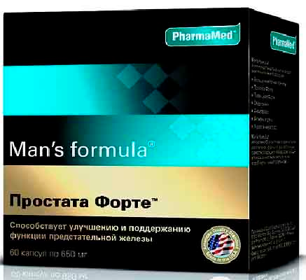 Фото Менс-Формула Простата форте, капсулы 650 мг, 60 шт.