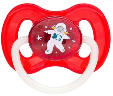 Фото Пустышка латексная круглая Space (0-6 месяцев)