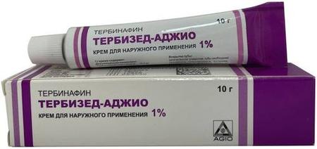 Фото Тербизед-Аджио, крем 1%, 10 г