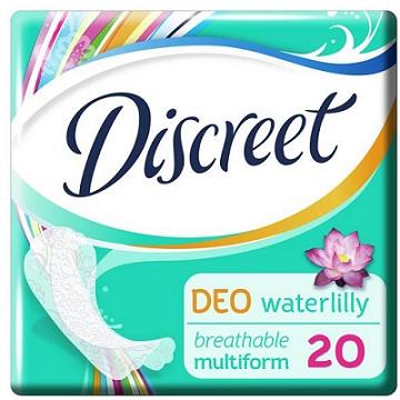 Фото Discreet Мультиформа Део Водная лилия, прокладки ежедневные, 20 шт.