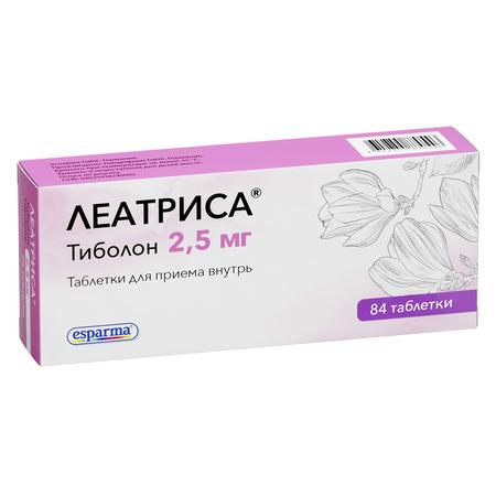 Фото Леатриса, таблетки 2,5 мг, 84 шт.
