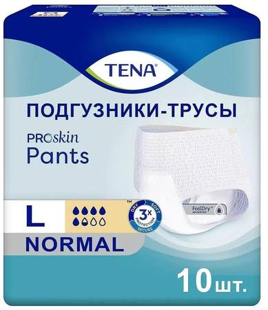 Фото Тена Пантс Нормал, подгузники-трусы (L), 10 шт.