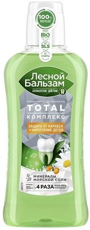 Фото Лесной бальзам Тотал Комплекс ополаскиватель д/полости рта (морск соль/ромашка/масло облепихи) 400 мл х1