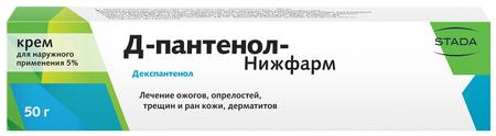 Фото Д-Пантенол-Нижфарм, крем 5%, 50 г Фото Д-Пантенол-Нижфарм, крем 5%, 50 г