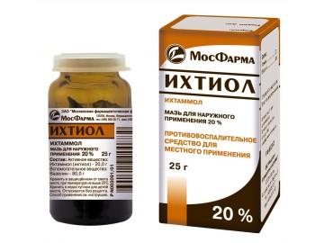 Фото Ихтиол, мазь 20% (Московская фармацевтическая фабрика), 25 г Фото Ихтиол, мазь 20% (Московская фармацевтическая фабрика), 25 г