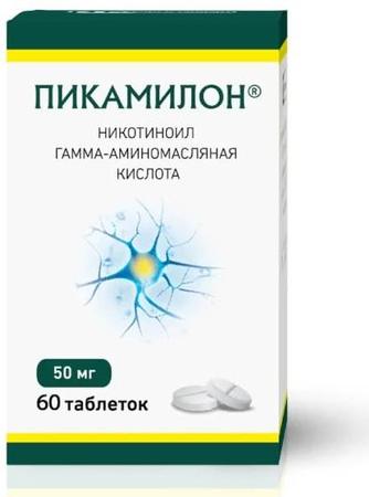 Фото Пикамилон, таблетки 50 мг, 60 шт.