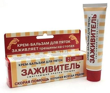 Фото Заживитель, крем-бальзам для пяток от трещин, 75 мл