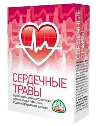 Фото Сердечные травы, таблетки 0.3 г, 30 шт.