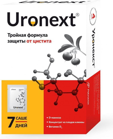 Фото Уронекст, порошок, саше 2.6 г, 7 шт.