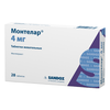 Фото Монтелар, таблетки жевательные 4 мг, 28 шт.