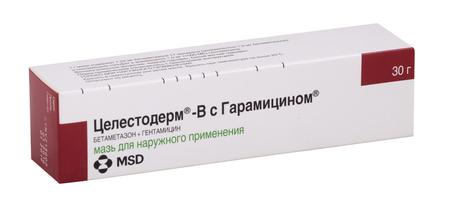 Фото Целестодерм В с гарамицином, мазь, 30 г