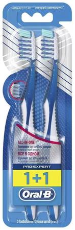 Фото ORAL-B ProExpert Все в одном 40, зубная щетка средней жесткости, 2 шт.