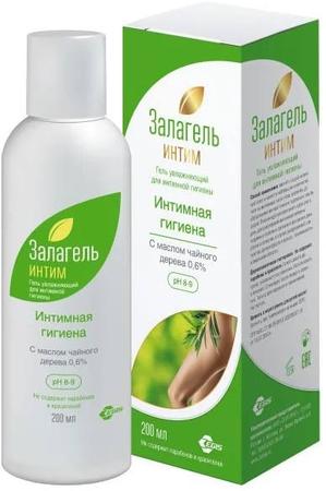 Фото Залагель Интим, гель-мыло очищающее (масло чайного дерева), 200 мл