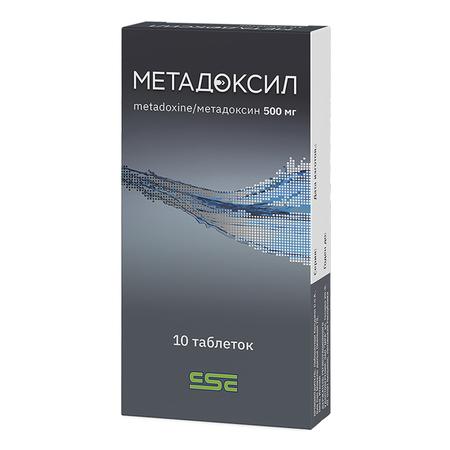 Фото Метадоксил, таблетки 500 мг, 10 шт.