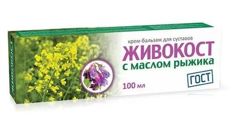 Фото Живокост, крем-бальзам с маслом рыжика, 100 мл Фото Живокост, крем-бальзам с маслом рыжика, 100 мл