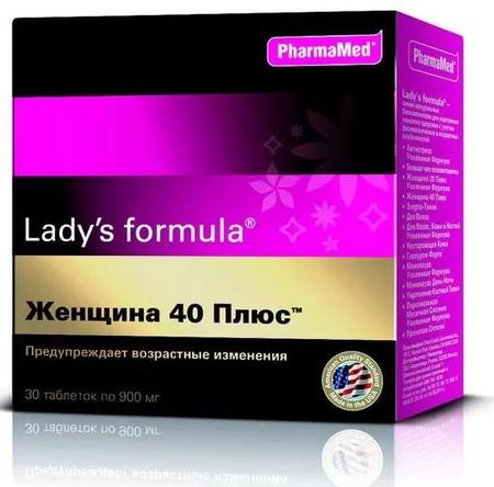Фото Леди-с формула Женщина 40+, таблетки, 30 шт.