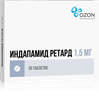 Фото Индапамид ретард, таблетки пролонг. покрыт. плен. об. 1.5 мг (Озон), 30 шт.