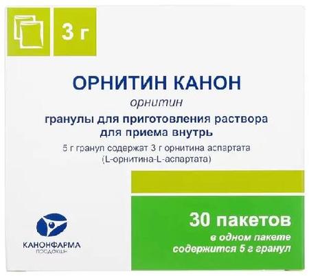 Фото Орнитин Канон, гранулы, пакетики 3 г, 30 шт.