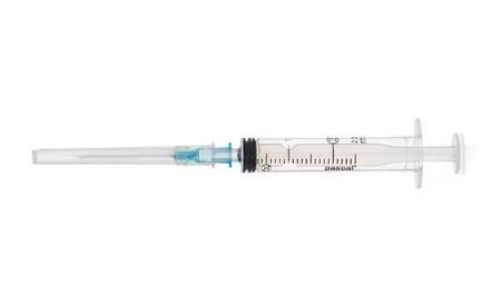 Фото Шприц одноразовый стерильный трехкомпонентный 2 мл с иглой 23G (0.6 х 30 мм), 1 шт.
