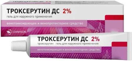 Фото Троксерутин ДС, гель 2%, 30 г