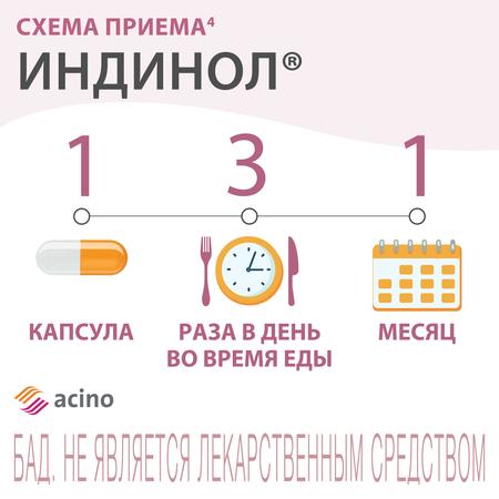 Фото Индинол, капсулы 300 мг, 60 шт.