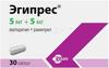 Фото Эгипрес, капсулы 5 мг+5 мг, 30 шт.