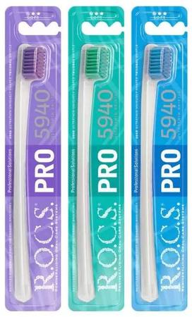 Фото Rocs Pro, мягкая зубная щетка