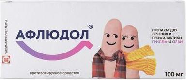 Фото Афлюдол, таблетки покрыт. плен. об. 100 мг, 10 шт.