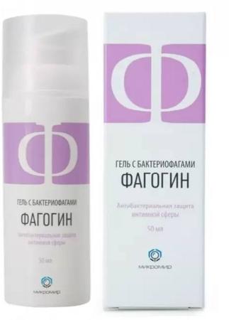 Фото Фагогин, гель для интимной гигиены с бактериофагами, 50 мл