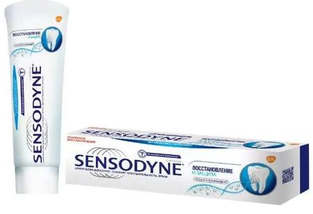 Фото Сенсодин Восстановление и защита, зубная паста, 75 мл