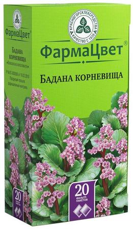 Фото Бадана корневища, пакетики 1.5 г, 20 шт.
