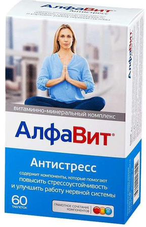 Фото Алфавит Антистресс, таблетки, 60 шт.
