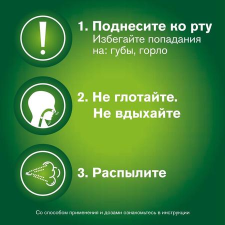 Фото Никоретте, спрей мятный для рта, 150 доз (13.2 мл)