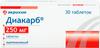 Фото Диакарб, таблетки 250 мг, 30 шт.