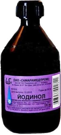 Фото Йодинол, раствор, 100 мл