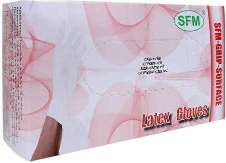 Фото Перчатки диагностические латексные нестерильные неопудренные (S), 50 шт.