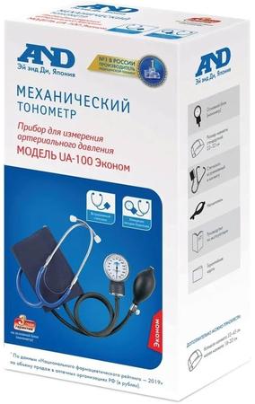 Фото Тонометр UA-100 Эконом механич со стетоскопом х1 Фото Тонометр UA-100 Эконом механич со стетоскопом х1