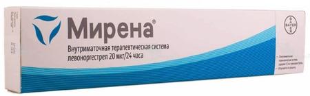 Фото Мирена, внутриматочная терапевтическая система, 1 шт.