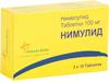 Фото Нимулид, таблетки 100 мг, 30 шт.