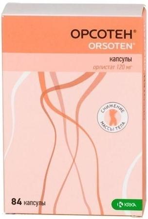 Фото Орсотен, капсулы 120 мг, 84 шт.