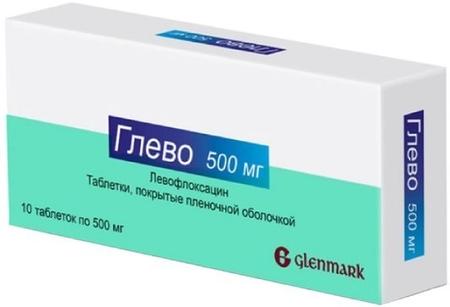 Фото Глево, таблетки покрыт. плен. об. 500 мг, 10 шт.