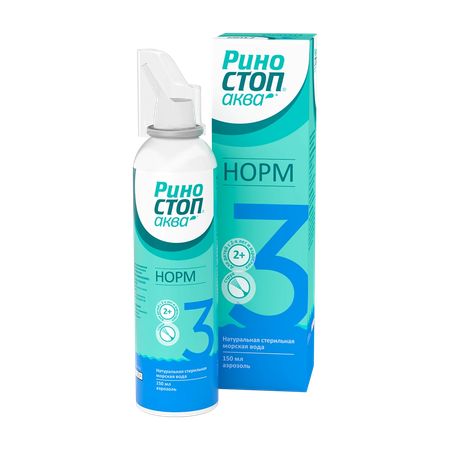 Фото Риностоп Аква Норм, спрей от насморка, 150 мл