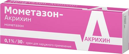 Фото Мометазон-Акрихин, крем 0.1%, 30 г