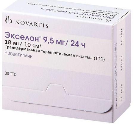 Фото Экселон, трансдермальная терапевтическая система 9.5 мг/сут, 30 шт.