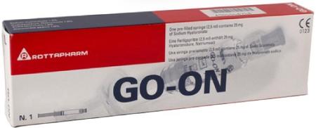 Фото Go-on (Гоу-он), протез синовиальной жидкости 1%, шприц 2.5 мл Фото Go-on (Гоу-он), протез синовиальной жидкости 1%, шприц 2.5 мл