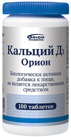 Фото Кальций Д3 Орион 1476 мг, 100 шт.